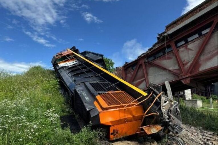 В Хабаровском крае тепловоз опрокинулся на пути к Амурской ТЭЦ-1