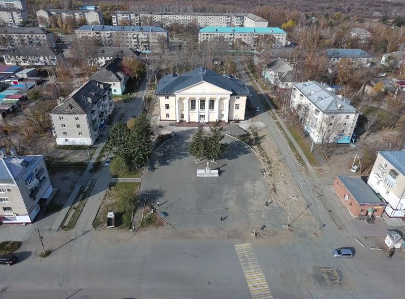 В Приамурье обновляют победившую во всероссийском конкурсе площадь