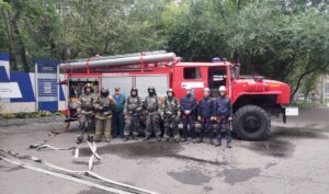Теплосети Комсомольска отработали эвакуацию при пожаре за 1,5 минуты